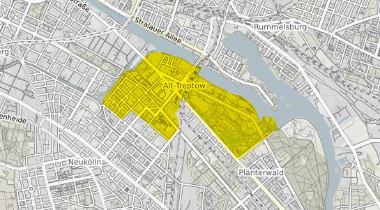 Immobilienpreisekarte Berlin Alt Treptow